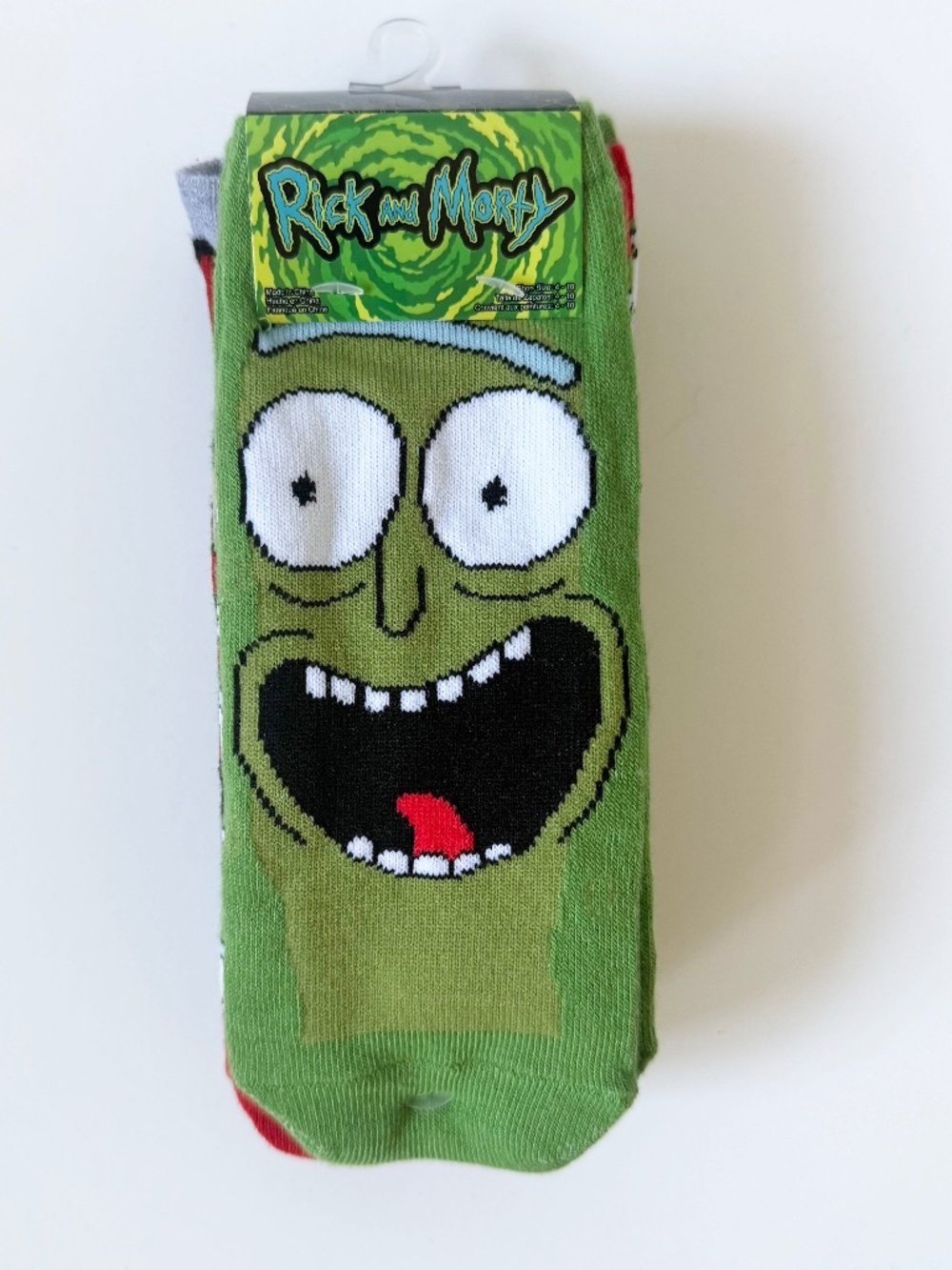 Rick and Morty Brand New Casual Crew Socks Size 4-10 Rick & Morty 6 Pairs